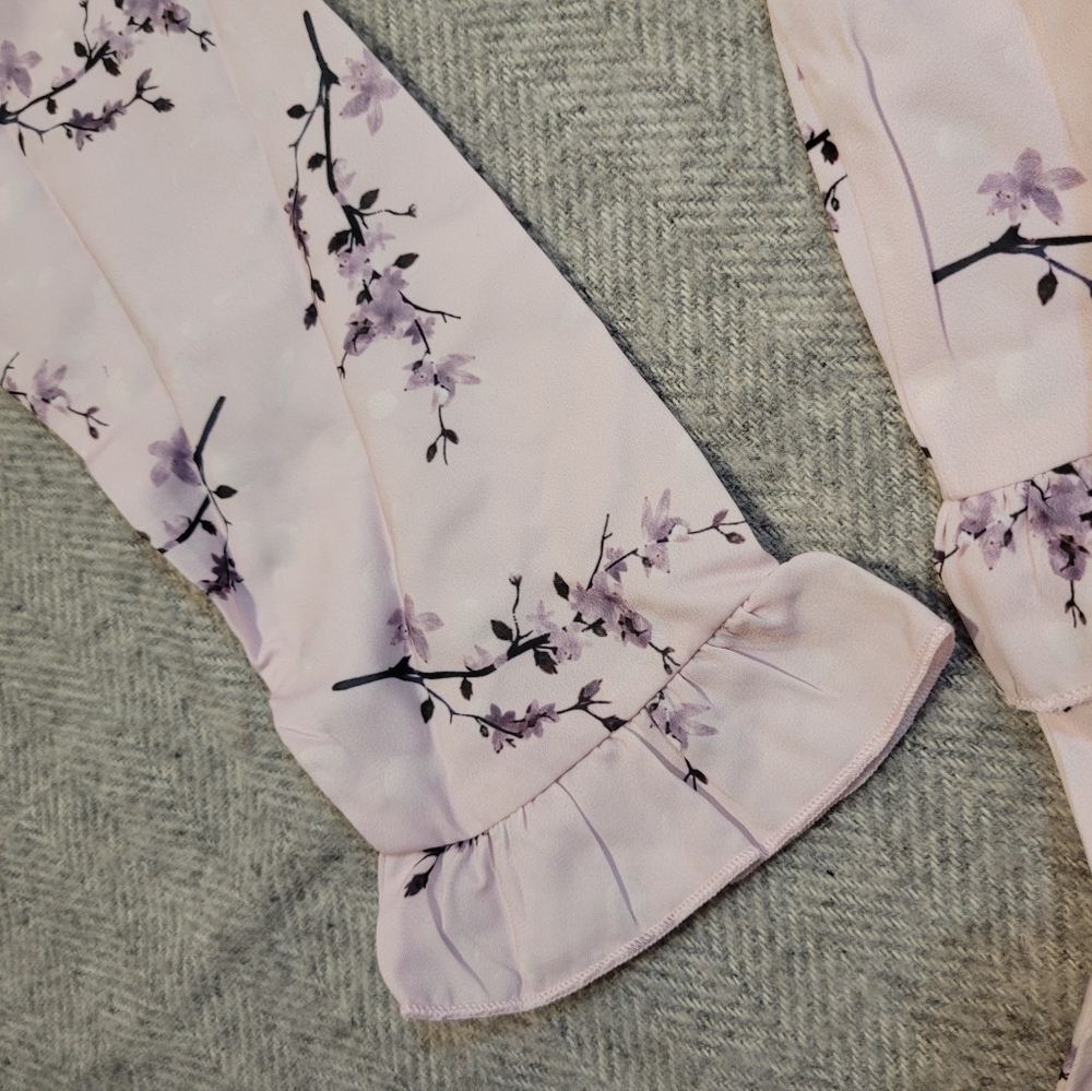 ✨️Pink Floral Ruffle Dress - Picture 4 of 7